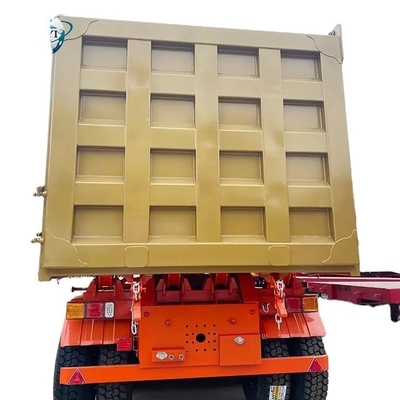 Camion à remontage latéral semi-remorque avec 12 pneus et système hydraulique avancé