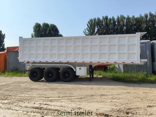 3 essieux 50 tonnes remorque à décharger pour l'exploitation minière remorque à décharger