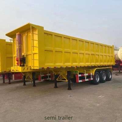 Semi-remorque à décharge arrière de 35 m3 destinée au transport du sable de charbon au Pakistan