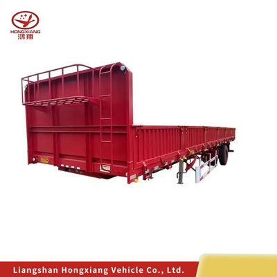 Chargeur Tonne extensible camion hydraulique à basse altitude Lowboy Semi-remorque 13500X3000X1550 mm