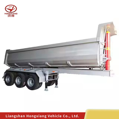 Chargeur Tonne extensible camion hydraulique à basse altitude Lowboy Semi-remorque 13500X3000X1550 mm
