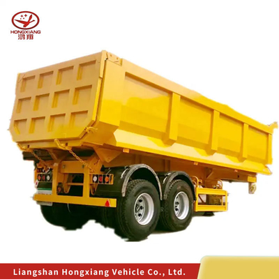 Mètre cube Dumpper Tipper Semi-remorque 6 essieux pour le marché du Ghana