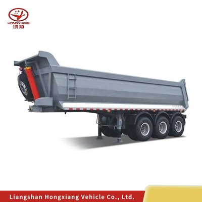 Mètre cube Dumpper Tipper Semi-remorque 6 essieux pour le marché du Ghana