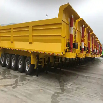 Vente de camions de décharge à bascule en acier avec système de suspension de type bras croisé
