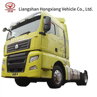 Capacité du moteur&gt; 8L Tête de remorque Camion tracteur Camion tracteur avec fenêtre manuelle et pièces détachées