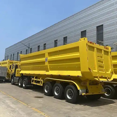Auto-dépôt des semi-remorques chinoises Condition des remorques de camions avec différents types