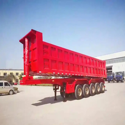 Trailers à décharge de tonne Trailers à remontage avec système de suspension de type bras croisé