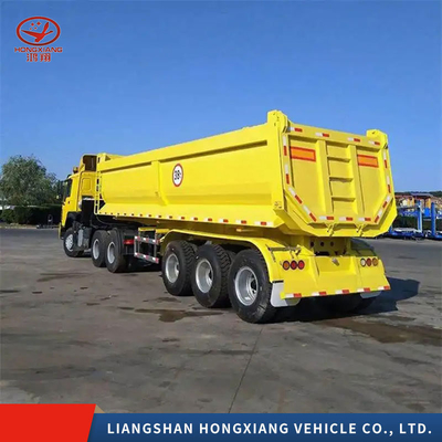 1 Dampper minier à bascule latéral / Dampper arrière Semi-remorque Dump Truck Self-dumping Non
