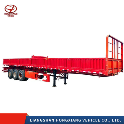End Dump Trailers Ferme Full Type Truck Trailer à remontage arrière à plat avec personnalisation