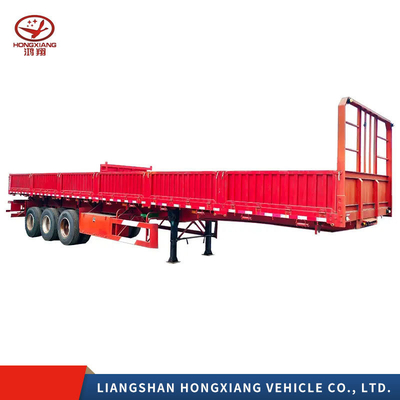 End Dump Trailers Ferme Full Type Truck Trailer à remontage arrière à plat avec personnalisation