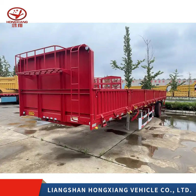 2240 mm bande de roulement multi-essieu Tonne semi-camion hydraulique remorque pour le dépôt facile et le renversement