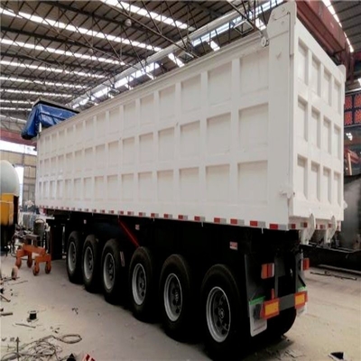 Trailers en forme de U de 13 tonnes, 3 axes, 80 tonnes