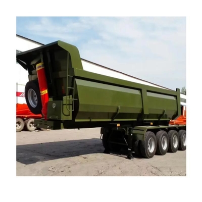 Trailers en forme de U de 13 tonnes, 3 axes, 80 tonnes