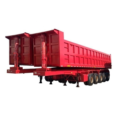 Trailers à roues lourdes en acier à trois essieux 60 80 100 tonnes