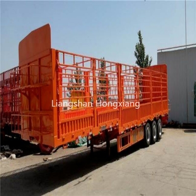 Trailers à roues plates de 40 pieds à trois essieux à lit plat de 40 pieds semi-remorque pour le transport