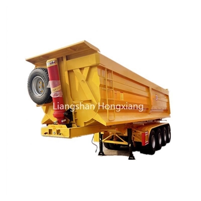 Trailers à roues plates de type à bras croisé de 40 pieds 2 3 essieux