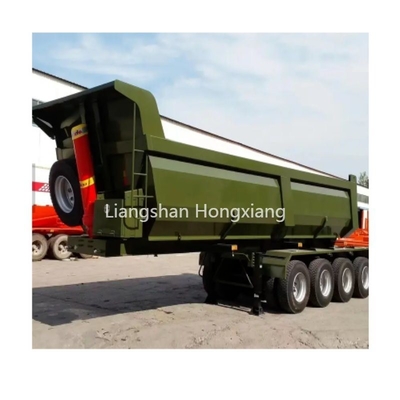 Trailers à décharge de 20 tonnes Trailers à décharge de camions avec bande de roulement de 2240 mm et conception auto-décharge