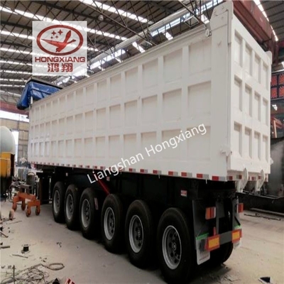 Trailers à remontage arrière de 80 tonnes Semi-remorque avec pneu 12r22,5 13500X3000X1550 mm