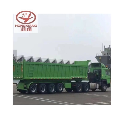 Trailers à décharge de 30 tonnes 60 tonnes Trailers à décharge avec axe de 13 tonnes et service après-vente d'un an