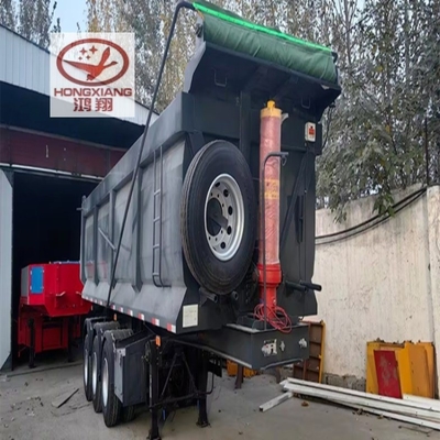 Appareil de remorque à plateau avec 25cbm 32cbm U-forme de l' extrémité arrière