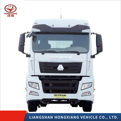 Camion tracteur électrique avec conception de boîte de vitesses Amt et conception de pneus sans tube