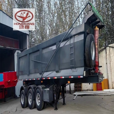 Type de train double B Super Link Side Dump Semi-remorque avec service après-vente d'un an