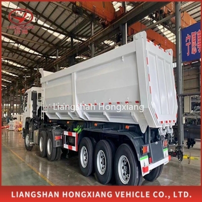 Trailers hydrauliques de 60 tonnes pour le transport du sable et de la pierre