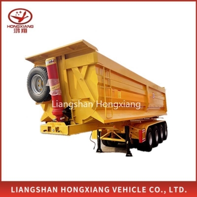 Trailers hydrauliques de 60 tonnes pour le transport du sable et de la pierre