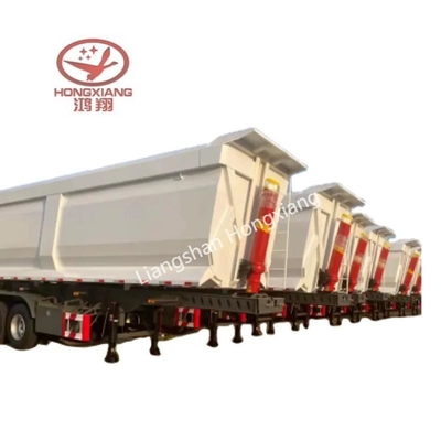 12r22.5 Pneus 3 essieux 40 tonnes Boîte à ordures Semi-remorques avec système de suspension personnalisable