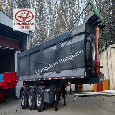 12r22.5 Pneus 3 essieux 40 tonnes Boîte à ordures Semi-remorques avec système de suspension personnalisable