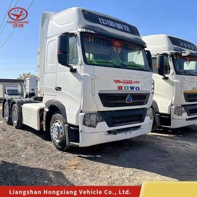 Shandong Sinotruk HOWO T7 camion tracteur avec moteur diesel avant et pneus 12.00r20