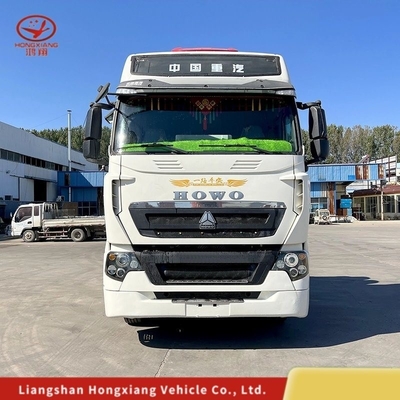 Truc tracteur à remorque en cascade au GNC certifié HOWO T7 GNL GNC avec une capacité de moteur &gt; 8 L