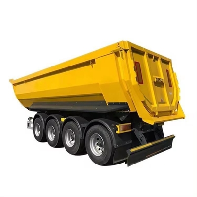 25cbm 32cbm 8 Tonnes Fin de remorque Dumpper arrière Semi-camion avec 13500X3000X1550 mm Taille