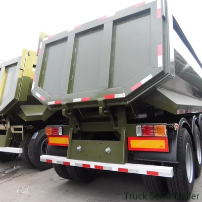 3 essieux Dump/Tipper/Tipping Semi Trailer Trait de roulement 2240mm S'il vous plaît consulter le service à la clientèle
