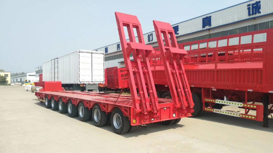 Direct 3 4 essieux 60 tonnes 80 tonnes remorque à plat plat/remorque à plateforme/remorque à conteneur à plat