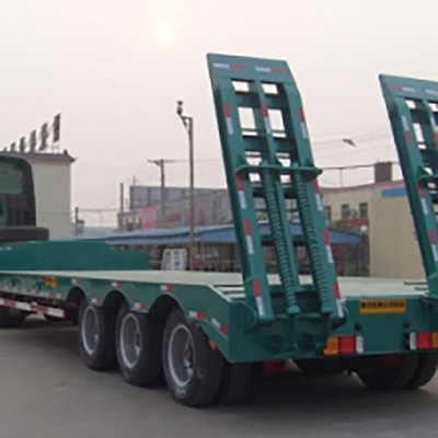 2024 40 FT 3 axes Tri axes Lit plat Lit plat conteneur semi-remorque avec personnalisation
