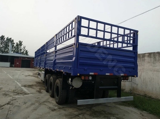 60 80t remorque à clôture de transport d'animaux semi-remorque avec 2.3.4 Configuration de l'essieu