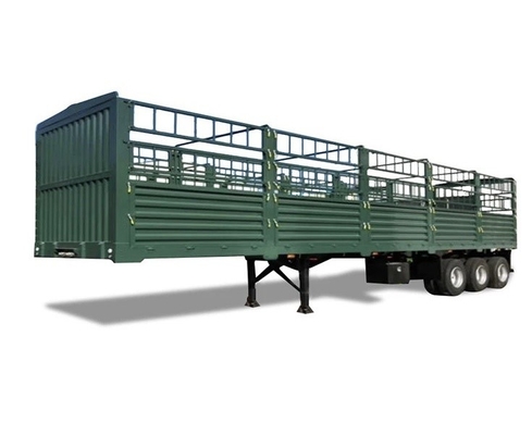 Semi-remorque à clôture pour le transport de marchandises en vrac de 40 tonnes avec système de freinage antiblocage ABS