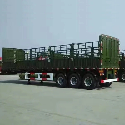Semi-remorque à clôture pour le transport de marchandises en vrac de 40 tonnes avec système de freinage antiblocage ABS