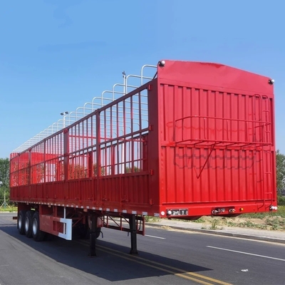 Semi-remorque à clôture pour le transport de marchandises en vrac de 40 tonnes avec système de freinage antiblocage ABS