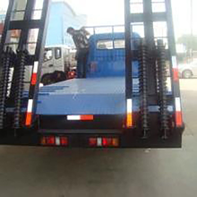 Fabriqué à 3 essieux, remorque basse 40 pieds, semi-remorque basse avec pneus 12r22,5 et cadre en fer