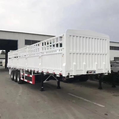 Semi-remorque à clôture pour le transport de marchandises en vrac de 40 à 100 tonnes avec système de suspension léger