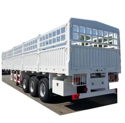 3 essieux clôture pieu semi-remorque transport de marchandises semi-camion par avec le grade de charge légère