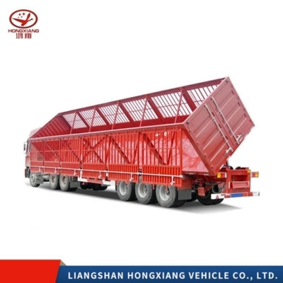 Génie des ventes Transports Clôture en acier Full Trailer Entrepôt Clôture Semi-remorque