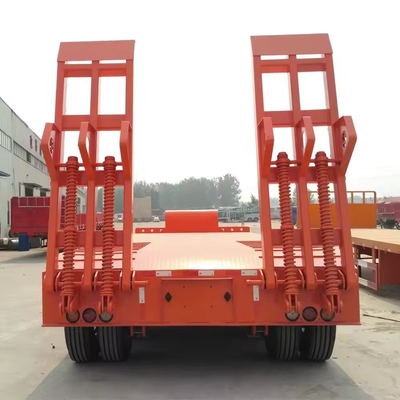 12r22.5 Pneus camions remorques squelette lit bas décharge semi-remorque pour équipement lourd
