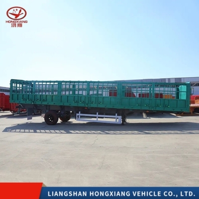 Camion de transport de marchandises Yuetong stable avec clôture de paroi latérale semi-remorque personnalisable