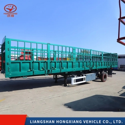 Camion de transport de marchandises Yuetong stable avec clôture de paroi latérale semi-remorque personnalisable