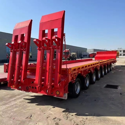 Fournisseurs 2 essieux camion à plat basse couche voiture Dolly remorque avec freins charge inférieure à 50 T