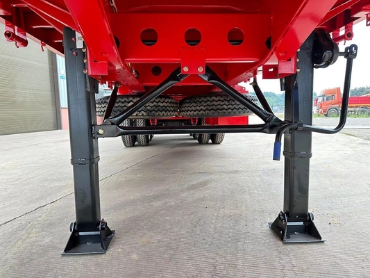 3 ans de service après-vente d'occasion 4 essieux 40 t remorque à plat bas Dolly lit bas