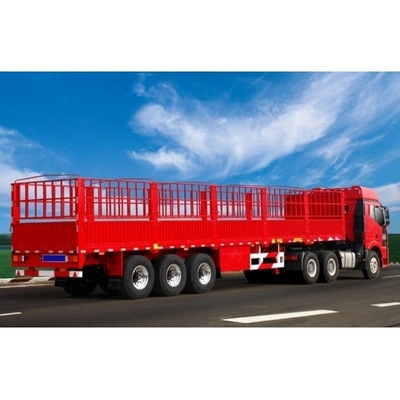 Trailers de marchandises de type fourgonnette à bande passante de 1820 mm avec paroi latérale 3 et essieu 30 pour le transport d'animaux